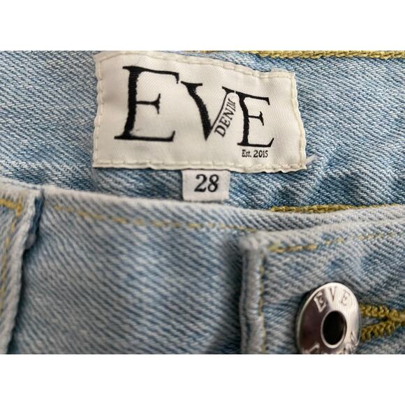 Eve Denim The Jane Jean in Nolita Light Blue waist 28" NWT button fly - Picture 3 of 10